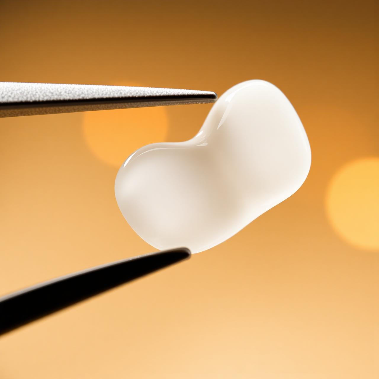 Lente de contato dental ultrafina em detalhe